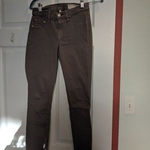 Gray rag & bone Legging Jean